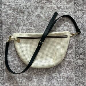 Clare V. Grande Fanny in Cream Perf